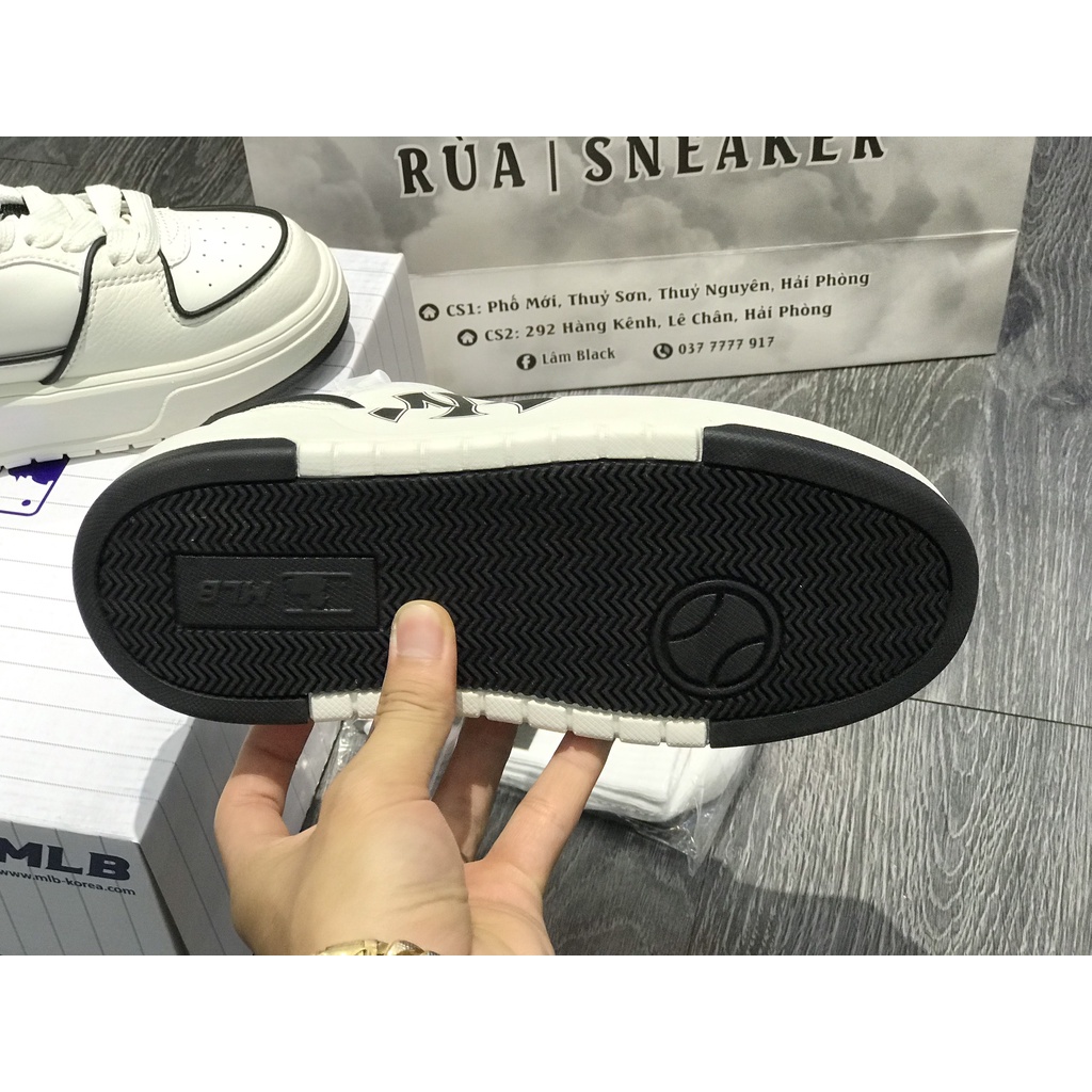 Siêu Phẩm Giày Thể Thao Sneaker M.L.B Li.ner Viền Đen Cấp Ảnh Thật + freeship + Tặng Tất