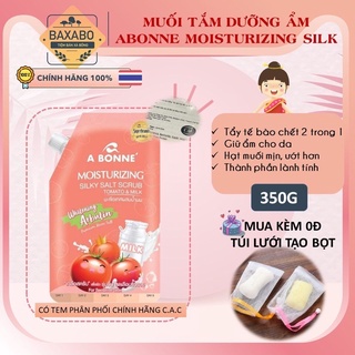 MUỐI TẮM DƯỠNG ẪM A BONNE MOISTURIZING SILKY SALT SCRUB 350GR CÓ VÒI - CHÍNH HÃNG C.A.C THÁI LAN