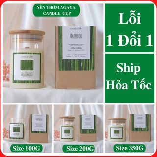 Nến thơm thiên nhiên AGAYA mùi BAMBOO - Nến thơm tinh dầu thiên nhiên hương thơm thanh mát và thư giãn