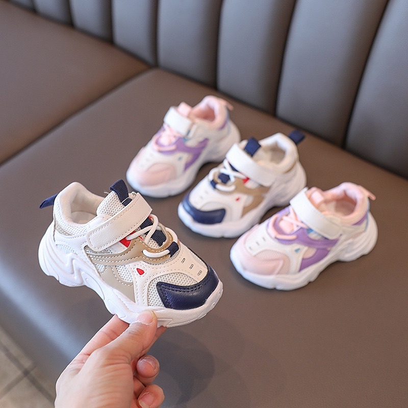 Giày thể thao pha màu siêu nhẹ cho bé size 21-30