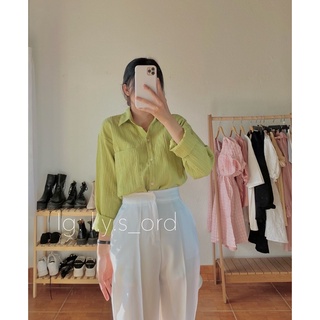 ÁO SƠMI ĐŨI XANH BƠ