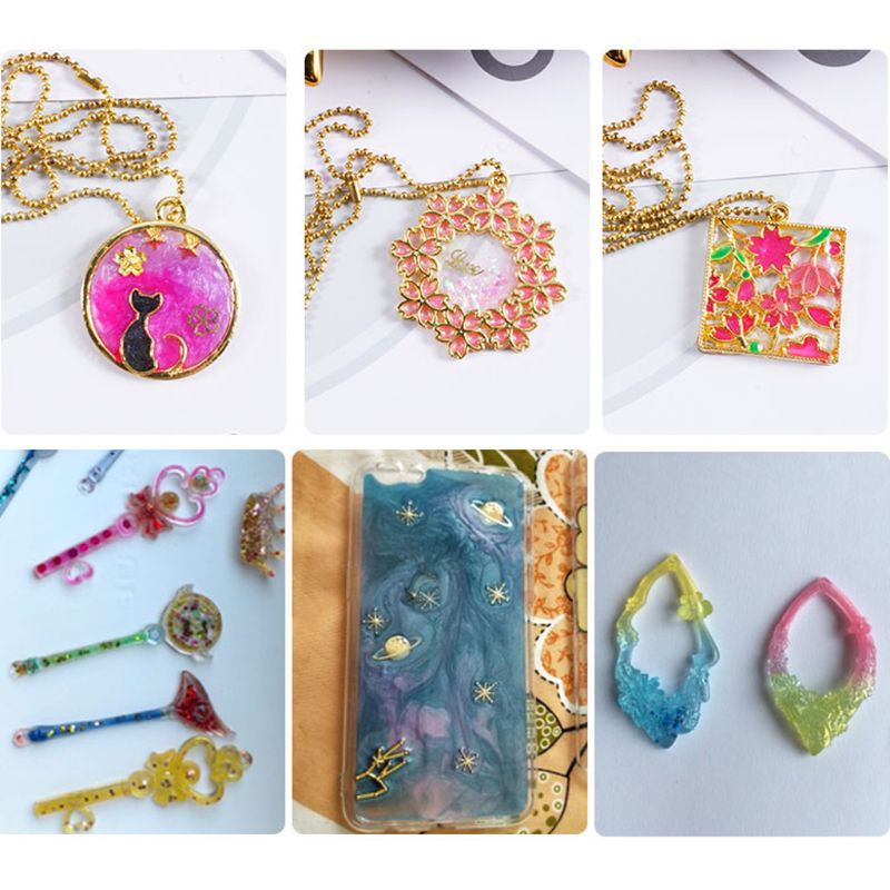 Bột Kim Tuyến Màu Cầu Vồng Làm Trang Sức Thủ Công