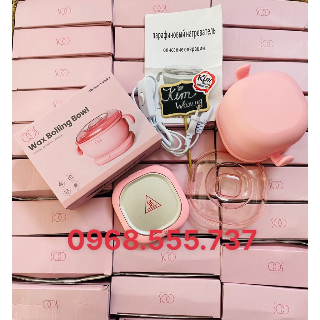 Set Nồi nấu sáp Chống dính và 100g Sáp wax Preal Bikini  Da Nhạy Cảm nhất Bluezoo