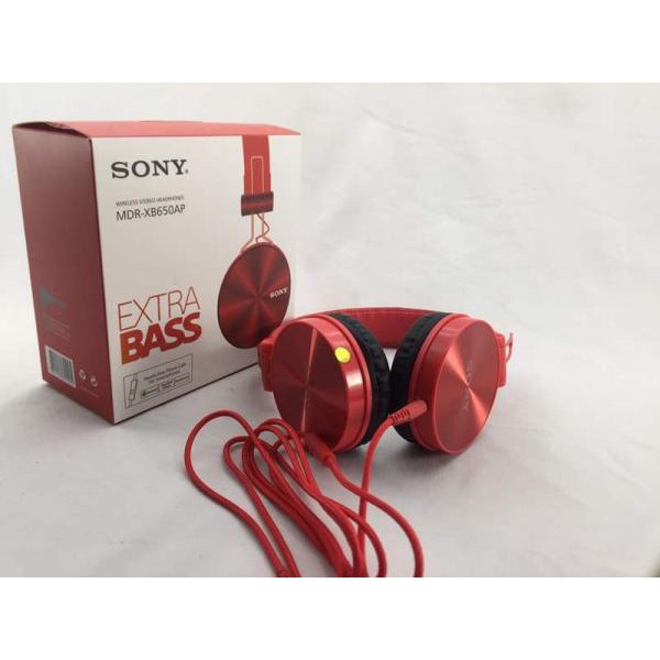 TAI NGHE CHỤP TAI SONY XB-650 CÓ DÂY NỐI RỜI FULLBOX