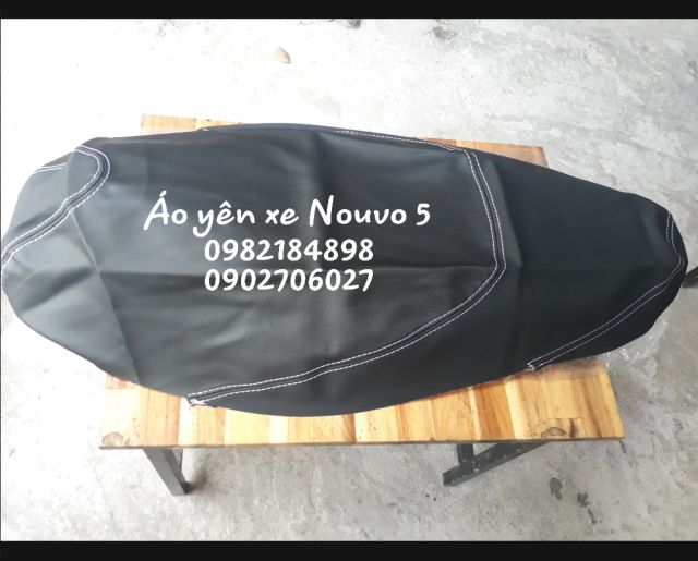 Áo yên xe Nouvo 5 tặng kèm bọc chân chống xe