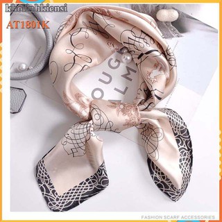 Khăn lụa vuông cao cấp- khăn choàng cổ lụa  AT1801