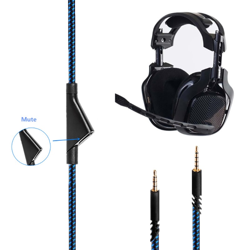 Dây Cáp Thay Thế Cho Tai Nghe Chơi Game Logi tech A10 A40