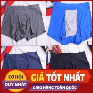quần sịp đùi nam thun lạnh Đúc lụa sữa xuất nhật - Có size lớn cho người 100kg *