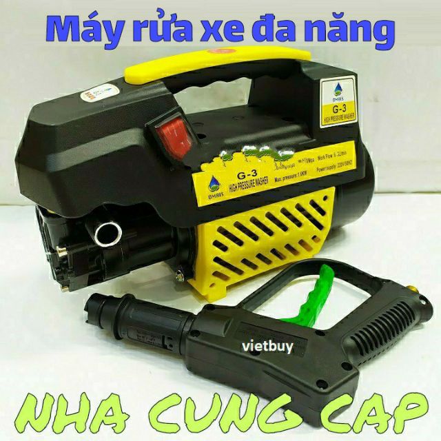 BỘ MÁY RỬA XE CAO ÁP GIA ĐÌNH ĐA NĂNG