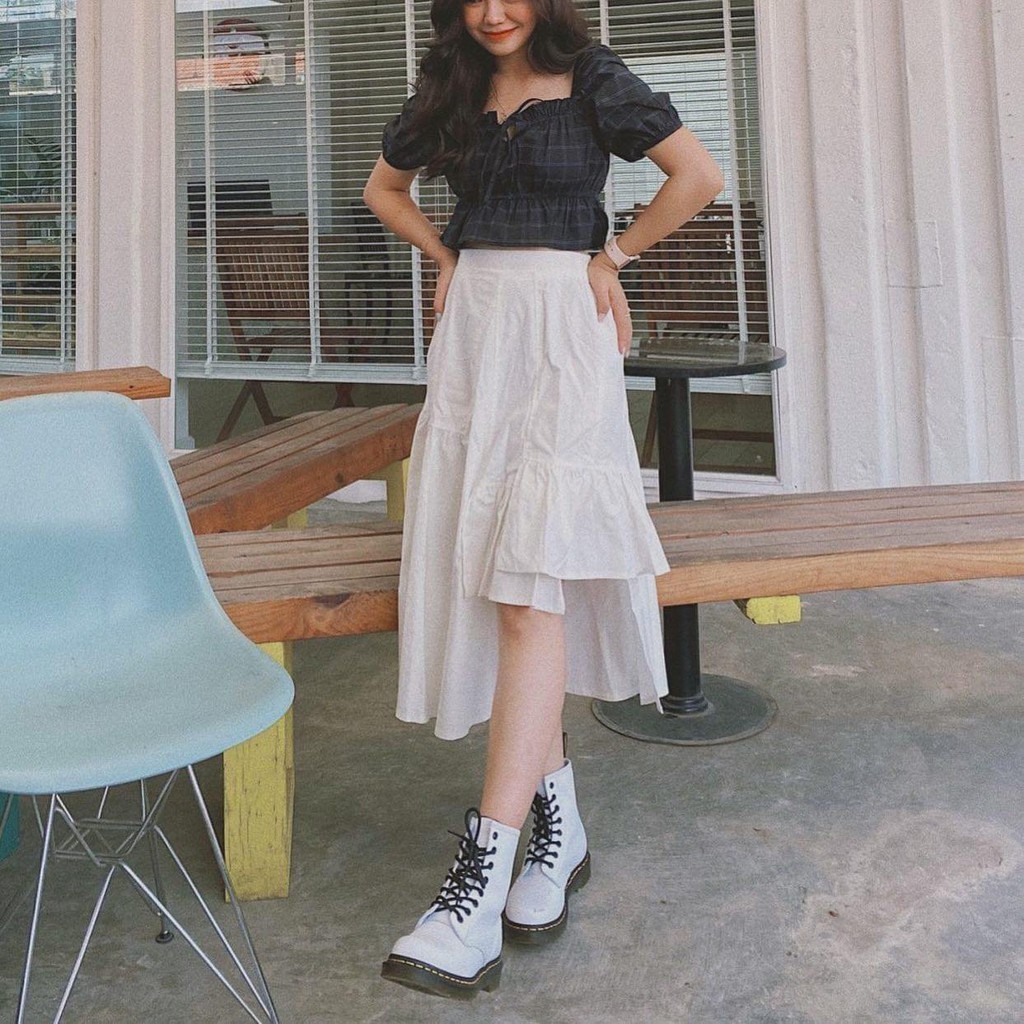 Chân Váy Ba Tầng Lệch Vạt Ulzzang - Mía Store