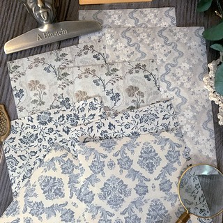 Sticker background hoa nhí phong cách Tim Holtz Junk Journal