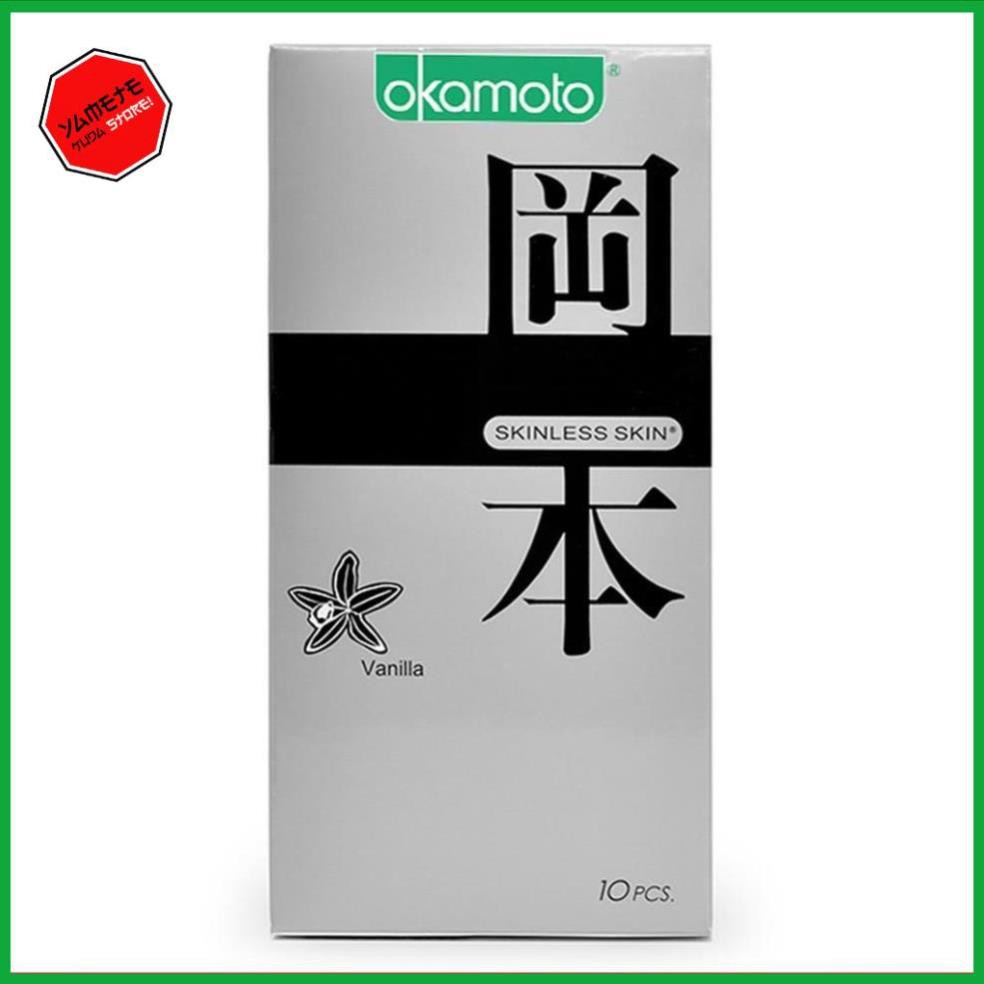 [ Combo 2 hộp ] Bao Cao su Okamoto Skinless Skin Vanilla Hộp 10 Cái