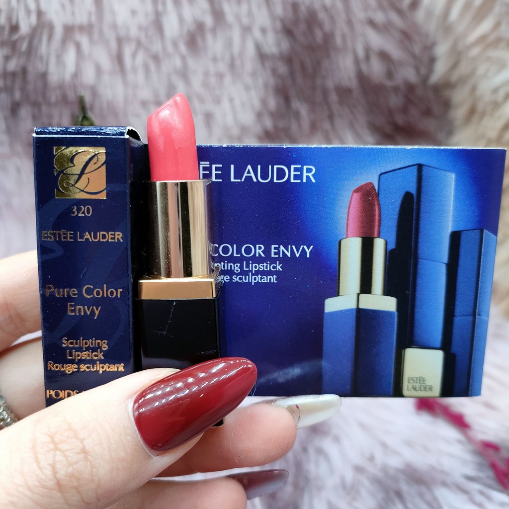 Son Lì Pha Dưỡng Estee Lauder Pure Color Envy Sculpting Lipstick minisize 1.2g Cao Cấp Căng Mọng Gợi Cảm