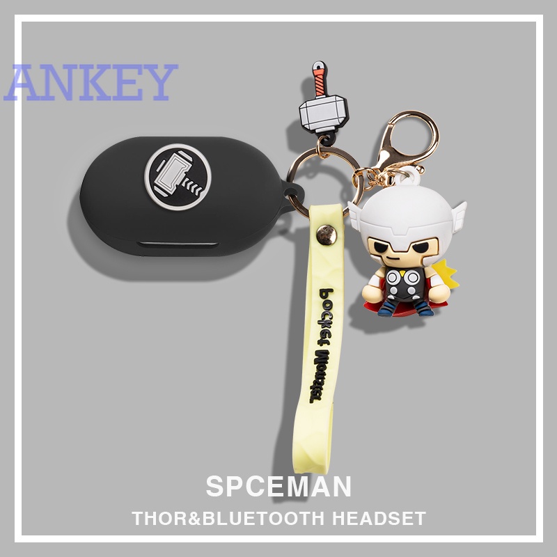 OPPO Enco Buds / W11 W12 ET81 / Air Air 2 / X Vỏ Bảo Vệ Hộp Sạc Tai Nghe Bluetooth Bằng Silicon Mềm Hình Phi Hành Gia