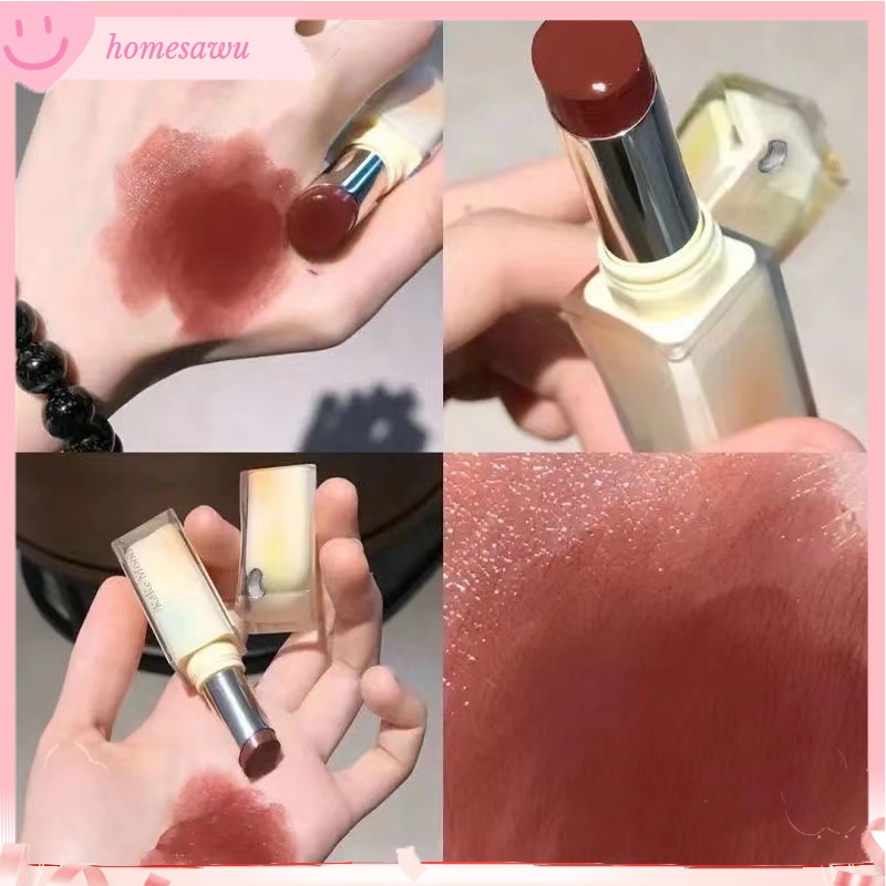 Son Môi KeKeMood Xia Chan Màu Trắng Trà Sữa Khói Có Độ Bóng Cao Cho Học Sinh