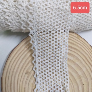Ren chỉ cotton trang trí , size 4cm đến 7cm (1 mét)