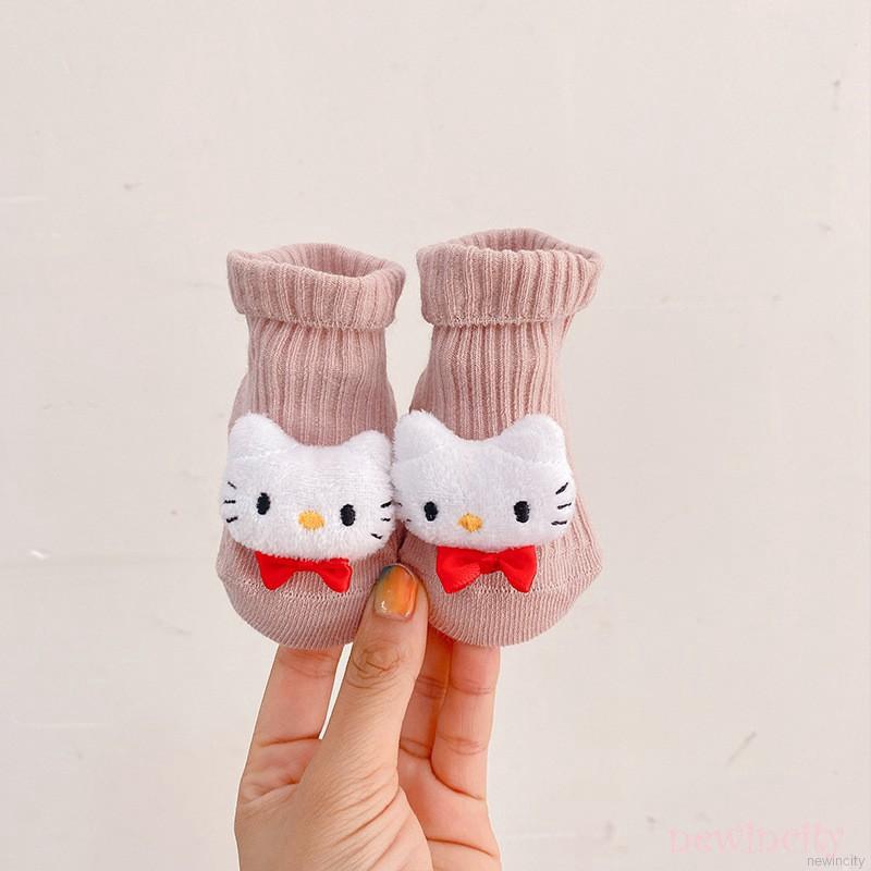 Vớ chống trượt kiểu dáng hoạt hình dễ thương phong cách Hàn Quốc cho bé