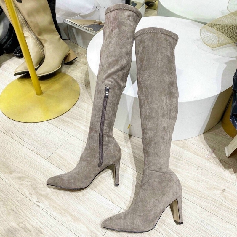 [SIÊU SALE] BỐT ĐÙI DA LỘN KÉO KHOÁ HÀNG XỊN FULLBOX | BigBuy360 - bigbuy360.vn