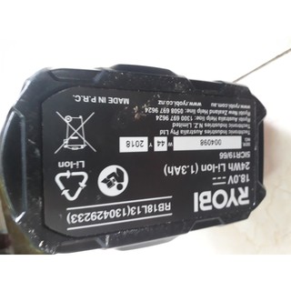 pin ryobi 18v