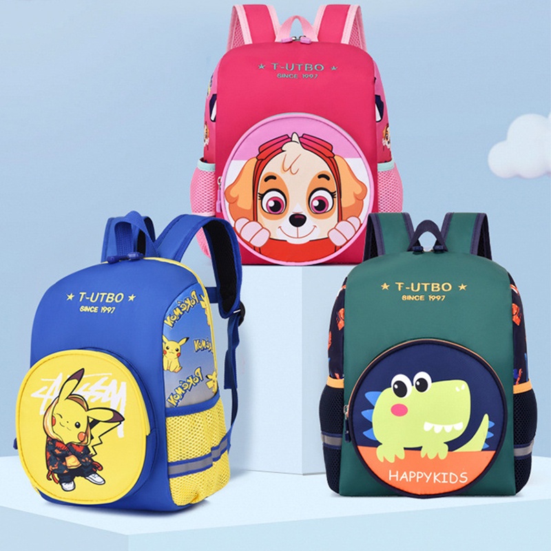 Ba Lô Đi Học Họa Tiết Hoạt Hình Xinh Xắn Dành Cho Bé 2-6 Tuổi