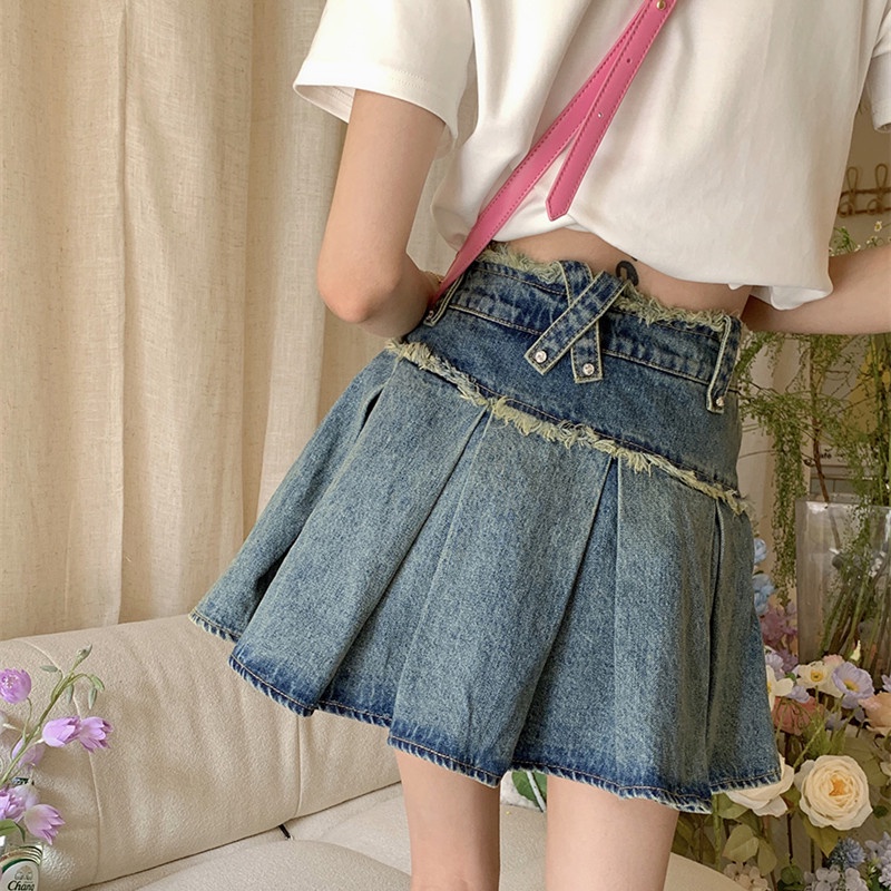 Chân Váy Denim Thiết Kế Hợp Thời Trang Cho Nữ