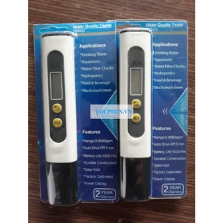 BÚT THỬ NƯỚC SẠCH TDS- MÁY ĐO NỒNG ĐỘ PH NƯỚC