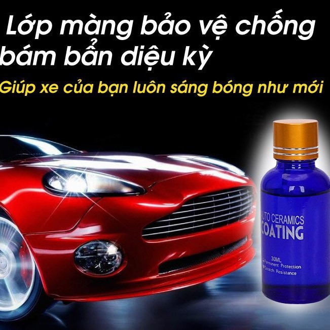 Phủ bóng xe Auto Ceramic Coating MR FIX 9H