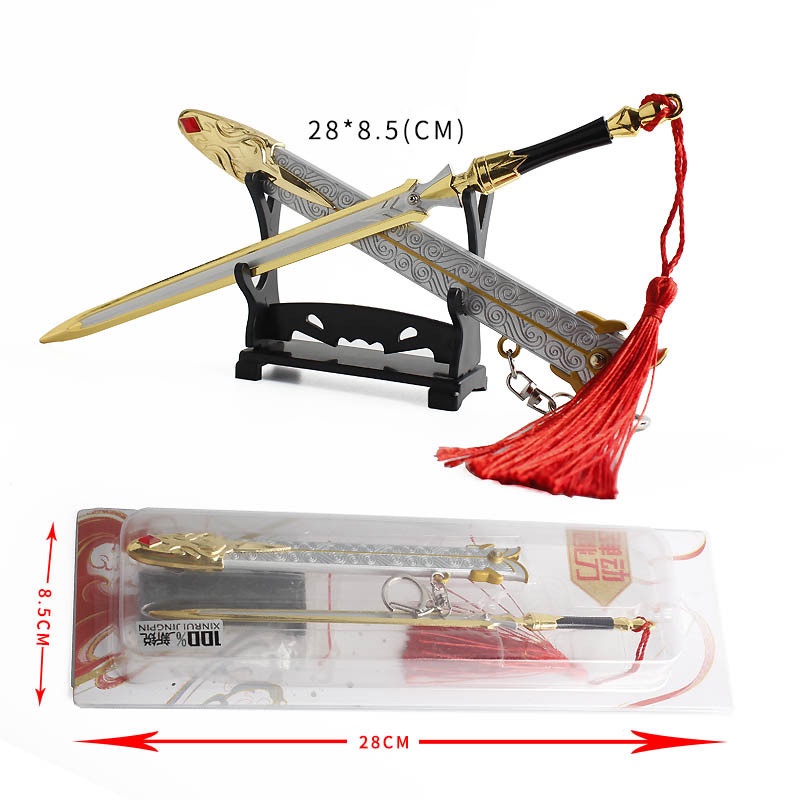 Mô Hình Trường Kiếm Của Tà Nguyệt Trong Đấu La Đại Lục (Được Tặng Kèm Giá đỡ)