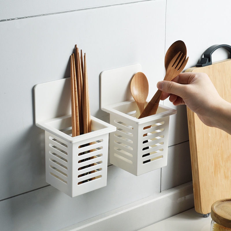 Nhà cửa & Đời sống Dụng cụ Đa chức năng giá bếp tiện ích nhà bếp thoát nước lưu trữ tường không đục lỗ nhanh son đũa lồn