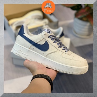 Giày Thể Thao Sneaker Nike_Air Force AF1 Vải Canvas Navy Xanh Than Độc Lạ