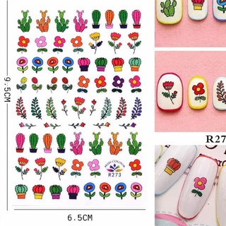 Sticker nails - hình dán móng 3D hoa