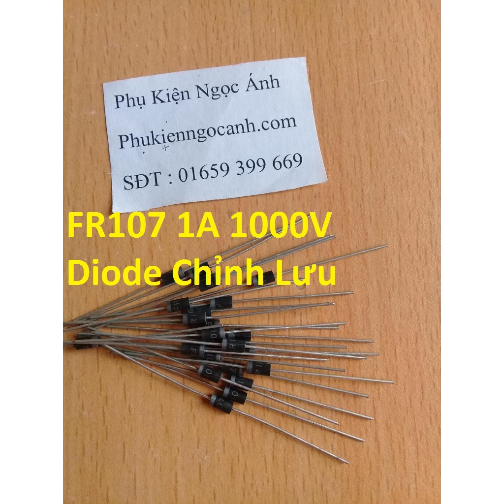 FR107 diode HER107,ER107 ,điốt 107 1A 1000V bóc máy nguyên zin (, 2 chiếc)
