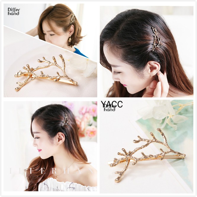 Kẹp tóc hình nhánh cây thời trang Hàn Quốc cho nữ