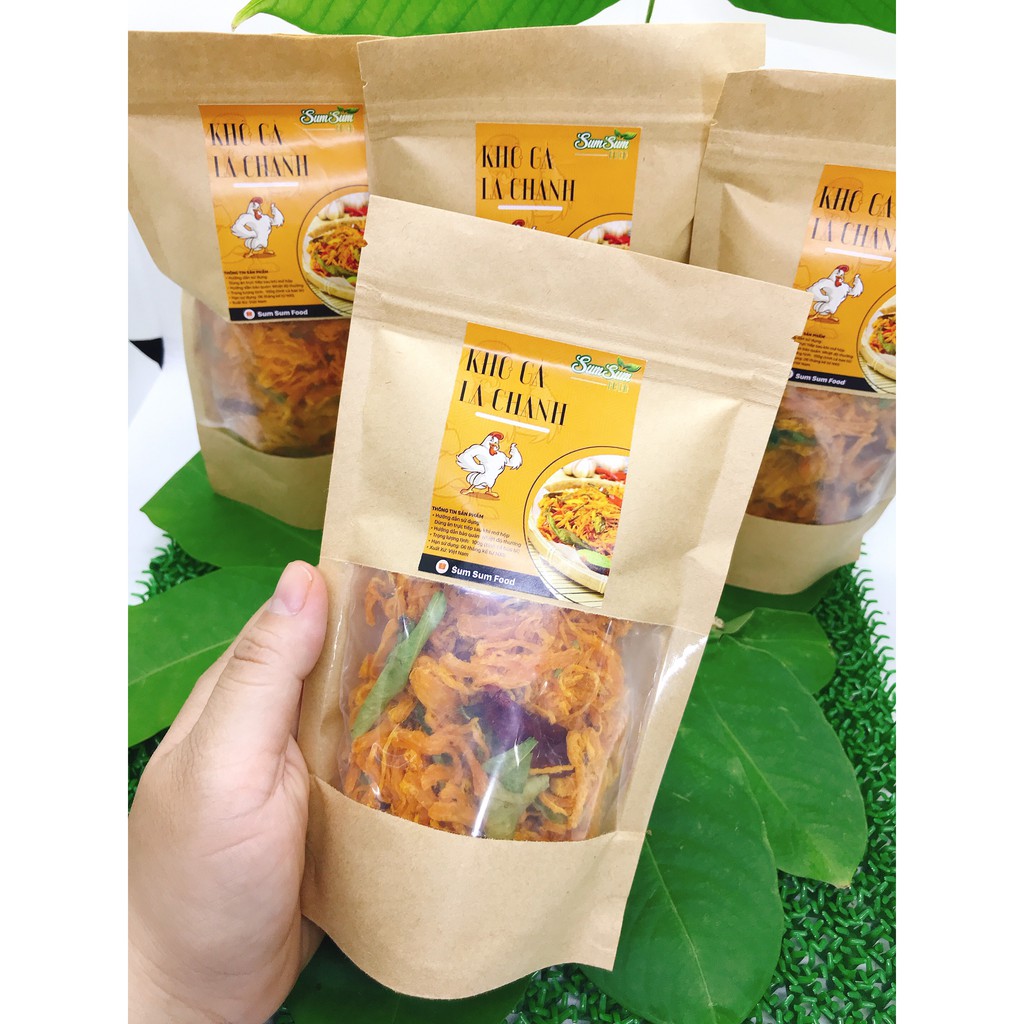 Khô Gà Lá Chanh Gói 100g 🐥Sạch Chất Lượng🐥 Khô Gà  Nguyên Chất 100%  và Không Phẩm Màu Hóa Chất | BigBuy360 - bigbuy360.vn