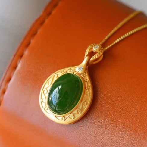 Vòng cổ Bạc Sterling A7 S925 Mặt Hình Trứng Chiên Chống Dị Ứng Màu Vàng Đồng Không Phai Màu Làm Quà Tặng Cho Mẹ