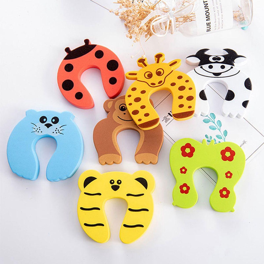 Miếng Chặn Cửa Bằng Xốp EVA Mềm Hình Hoạt Hình Sáng Tạo
