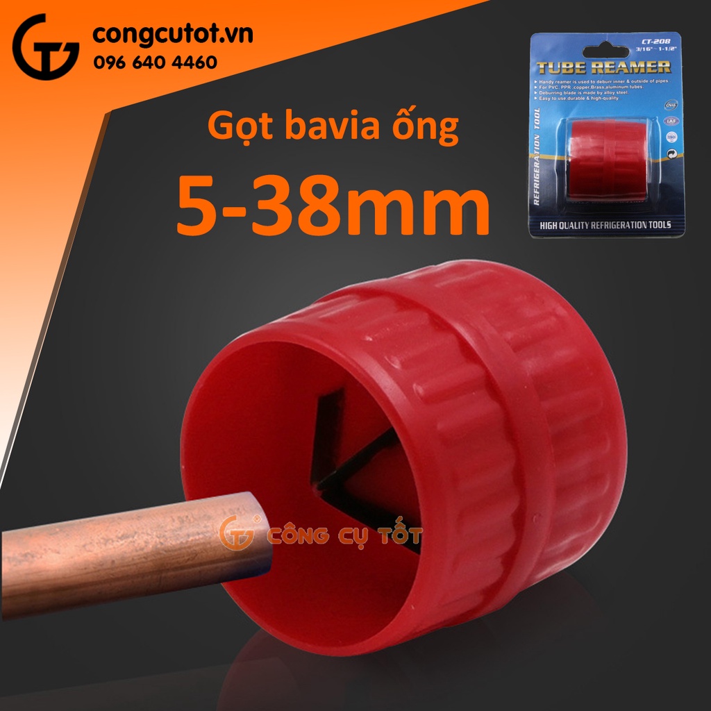 Đầu gọt bavia vát mép trong ngoài ống đồng ống nhựa 5-38mm