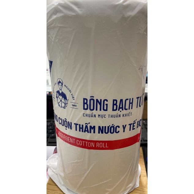 Bông Y Tế Bạch Tuyết Cuộn 1kg Mềm Mịn An Toàn Cho Da