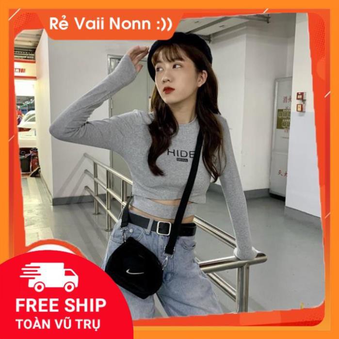 [Freeship-Hàng Chất Lượng] Áo Thun Croptop Tay Dài | BigBuy360 - bigbuy360.vn