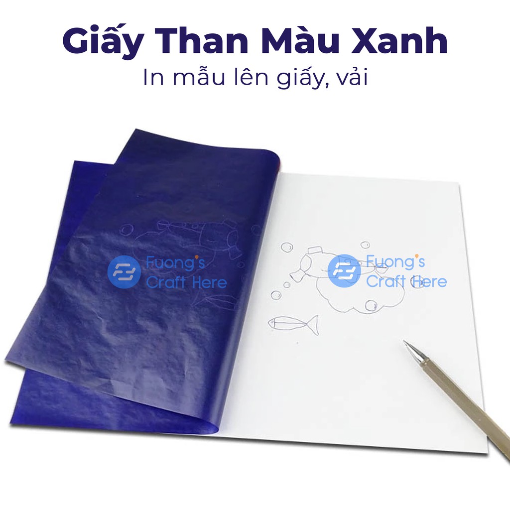 Giấy Than In Mẫu Lên Vải Thêu Hiệu Con Ngựa Thái Lan Không Phai Ra Vải