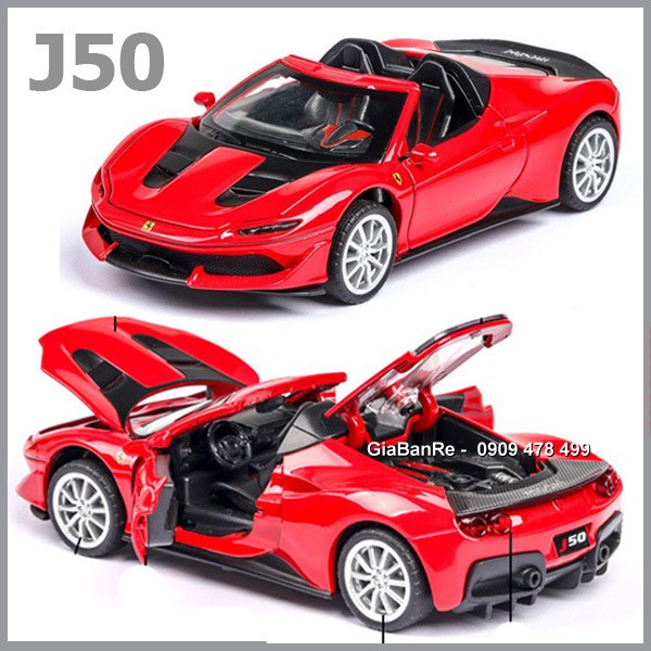 Xe Mô Hình Kim Loại Ferrari J50 Tỉ Lệ 1:32 - 9680