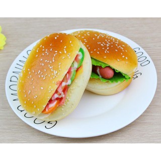 Set 6 Đồ Chơi squishy Mềm Hình hamburger Cho Bé