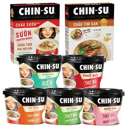 Tô Miến Gà Khô Măng / Hủ tiếu / Bánh đa cua Chinsu 129g/148g
