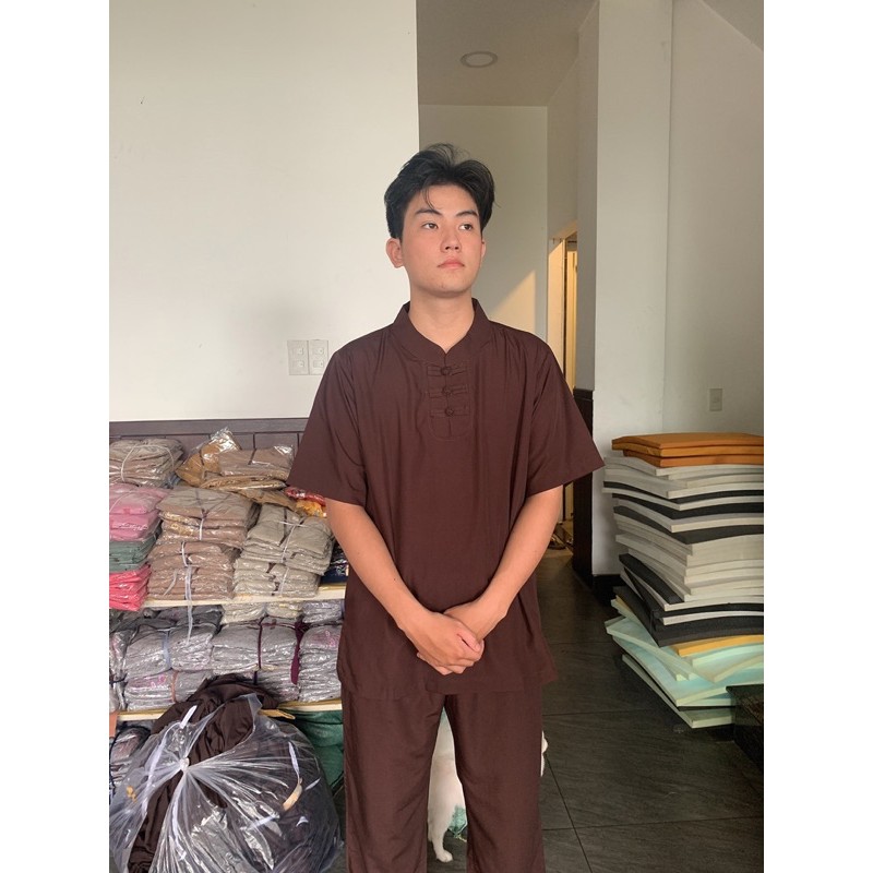 Đồ nam phật tử , áo lam đi chùa , trời trang nam lãnh tụ