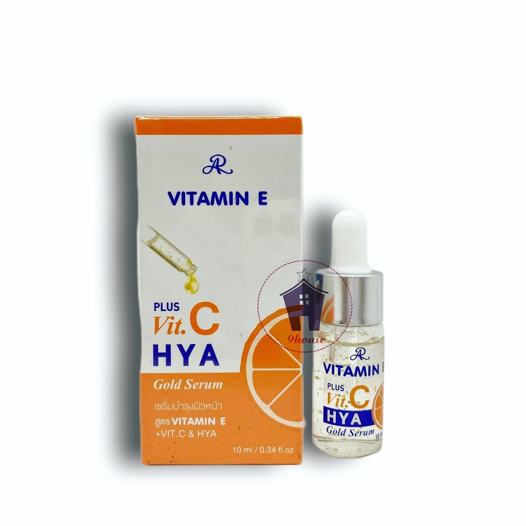 01 Serum Cam Dưỡng Trắng Da & Phục Hồi AR Vitamin E Plus Vit C Hya Thái Lan 10ml