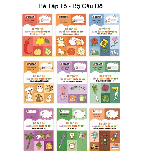 Sách Muki - Bé Tập Tô Phát Triển Tư Duy ( Bộ 16 cuốn)