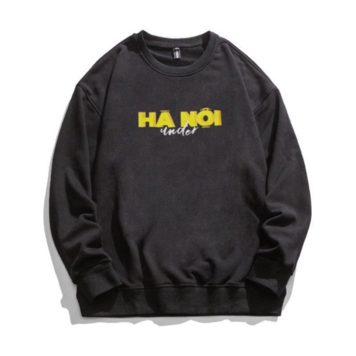Áo Hoodie chất NỈ  under Hà Nội, ÁO phom Rộng 100% Cotton Nam Nữ Unisex -In Hình DH Local Brand HN1 | BigBuy360 - bigbuy360.vn