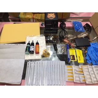 Bộ kít 1 máy xăm da thật