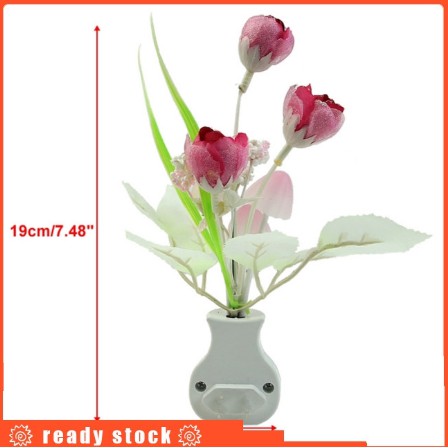 Đèn ngủ cảm ứng hoa Tulip đổi màu (thanh lý hàng tồn)