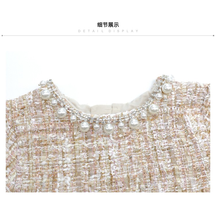 Váy công chúa cho bé gái 3-8 tuổi dạ phối ren hãng Tong Yan, Đầm dạ trẻ em